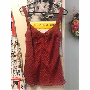 Club Monaco silk top medium